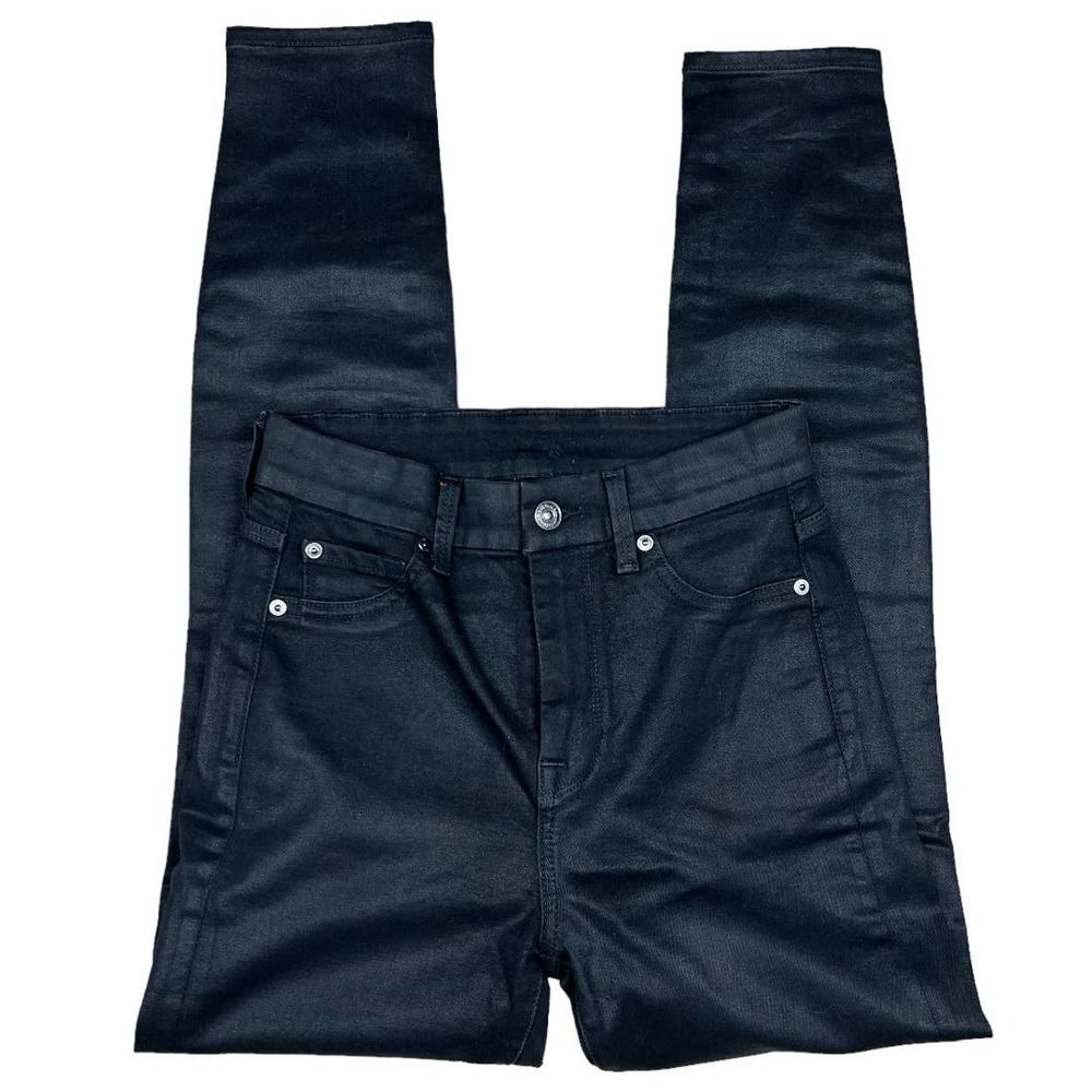 7FAMK The High Waist Ankle Skinny With Faux Pockets 25